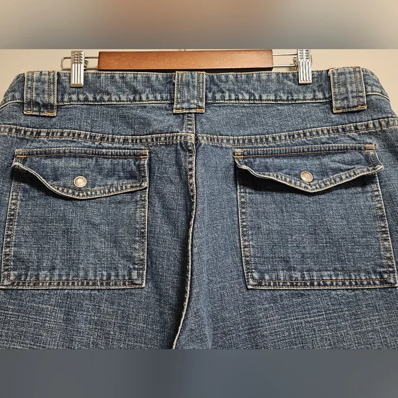 Old Navy Denim Blue Jeans Women's Size 20 Medium Wash Y2K Fall 2002 - Picture 4 of 14